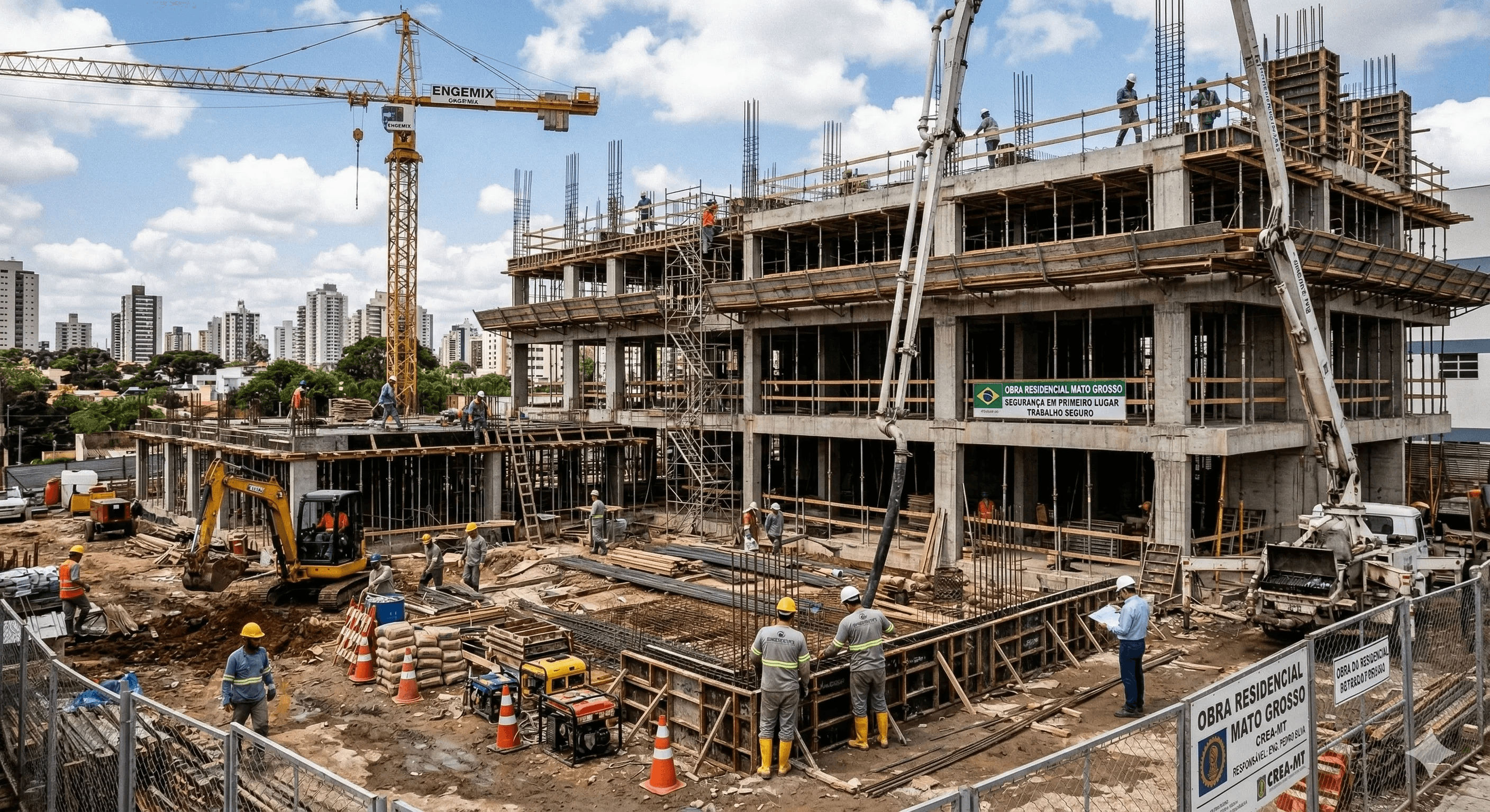 Obra em construção